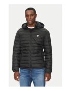 Guess Jeans Geaca matlasata cu fermoar