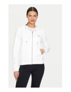Guess Jeans Hanorac slim fit din amestec de bumbac cu logo mic