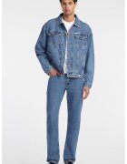 Guess Jeans Jacheta de denim cu maneci cazute - Albastru deschis