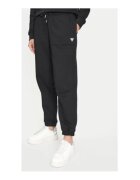 Guess Jeans Pantaloni din amestec de bumbac cu șnururi și buzunare