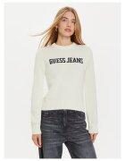 Guess Jeans Pulover de dama alb -