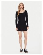 Guess Jeans Rochie casual dama negru - fabrica de calitate