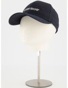 Guess Jeans Sapca din bumbac cu logo - Albastru ultramarin