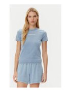 Guess Jeans Tricou cu detaliu text pe piept
