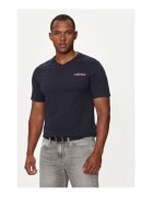 Guess Jeans Tricou din bumbac organic cu decolteu in V