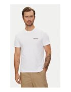 Guess Jeans Tricou din bumbac organic cu logo discret -