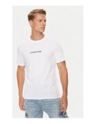 Guess Jeans Tricou din bumbac organic cu logo imprimat -