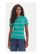 Guess Jeans Tricou polo cu dungi