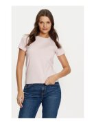 Guess Jeans Tricou Uni Cu Maneca Scurta