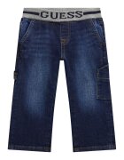 GUESS KIDS Blugi drepti cu aspect decolorat - Bleumarin