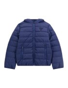 GUESS KIDS Geaca cu vatelina si gluga - Albastru inchis