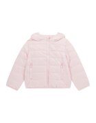 GUESS KIDS Jacheta cu fermoar si gluga - Roz pal