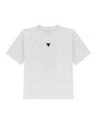GUESS KIDS Tricou din bumbac cu aplicatii logo - Alb