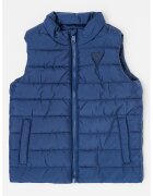 GUESS KIDS Vesta cu vatelina si fermoar - Albastru inchis