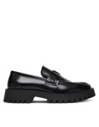 Guess Mocasini barbati - piele naturala - negru