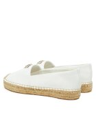 Guess Mocasini dama espadrile femei - piele ecologica - alb -
