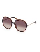 Guess Ochelari de soare - cu lentile in degrade - Auriu/Maro inchis