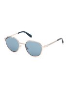 Guess Ochelari de soare rotunzi cu lentile uni - Auriu/Negru