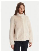 Guess Palton dama blana artificiala - culoare ecru