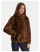 Guess Palton dama blana artificiala - culoare maro