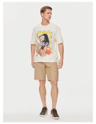 Guess Pantaloni barbati bej - material de calitate -