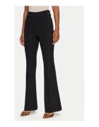 Guess Pantaloni cu talie inalta cu croiala ampla -