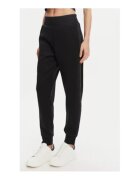Guess Pantaloni de trening cu imprimeu grafic si talie inalta