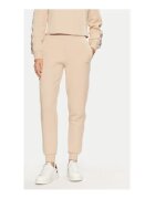 Guess Pantaloni de trening din amestec de bumbac cu banda logo si imprimeu grafic