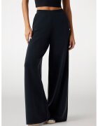 Guess Pantaloni de trening din amestec de modal cu croiala evazata - Negru