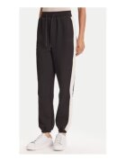 Guess Pantaloni de trening relaxed fit cu benzi laterala contrastanta si talie inalta cu snur