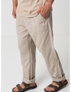 Guess Pantaloni din bumbac si in - Bej