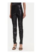 Guess Pantaloni din piele ecologica