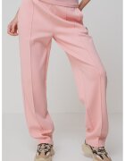 Guess Pantaloni drepti cu talie inalta - pentru fitness - Roz pastel