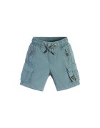 Guess Pantaloni scurti copii - 0000302217625_6Y - Bumbac - Albastru - Albastru