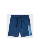 Guess Pantaloni scurti copii - Bumbac.organic - Albastru