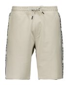 Guess Pantaloni scurti cu benzi logo laterale pentru fitness - Gri deschis