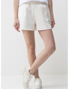Guess Pantaloni scurti cu broderie logo - Crem
