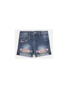 Guess Pantaloni scurti din denim cu flori brodate