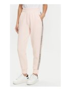 Guess Pantaloni sport cu garnitura laterala cu logo