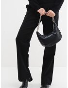 Guess Pantaloni uni cu buzunare laterale - Negru