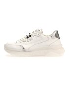 Guess Pantofi sport cu insertii de piele - Alb