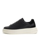 Guess Pantofi sport cu insertii de piele intoarsa - Negru