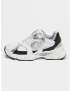 Guess Pantofi sport cu insertii de plasa - Alb/Negru/Argintiu