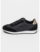 Guess Pantofi sport cu insertii din piele intoarsa - Negru/Alb murdar
