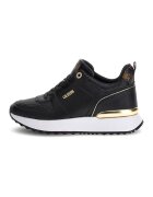 Guess Pantofi sport de piele ecologica cu logo - Negru