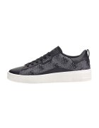 Guess Pantofi sport din piele cu logo - Negru/Gri