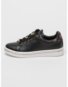 Guess Pantofi sport din piele ecologica cu model logo - Negru