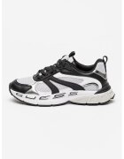 Guess Pantofi sport low-cut cu garnituri de piele ecologica - Alb/Negru/Argintiu