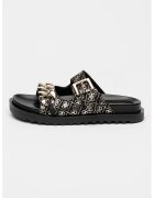Guess Papuci cu logo brodat stralucitor - 46375