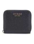 Guess Portofel din piele ecologica cu fermoar Laurel - Negru
